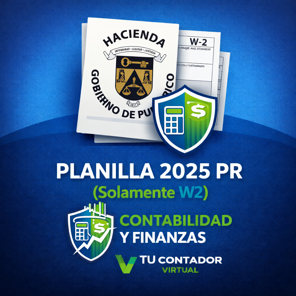 Planilla 2025 PR (Solamente W2 y Retiro)