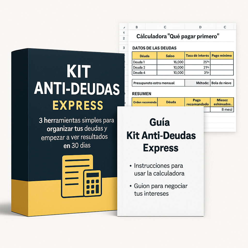Kit Anti-Deudas Express