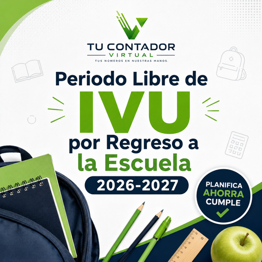 CC RI 26-11 – Periodo Libre de IVU por Regreso a la Escuela 2026-2027