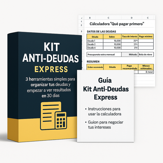 Kit Anti-Deudas Express